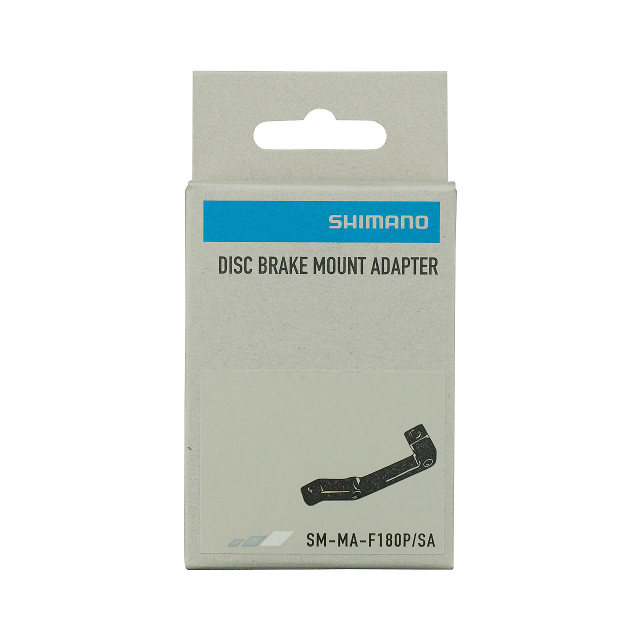 Shimano Sm-Ma-F180-Ps Adapter 180Mm Caliper: Post Mount: A-Std Front