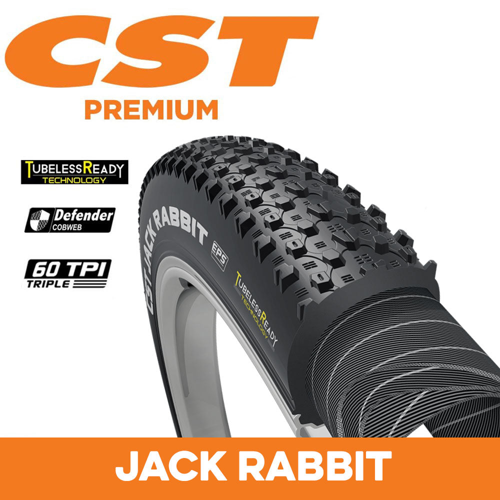 CST Jack Rabbit  27.5 x 2.25 Tubeless Read 60 TPI Dual Compound