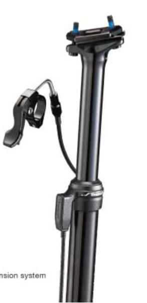 TRANZX Dropper Seatpost - External Cable YSP19 - 125mm Travel - 30.9mm x 400mm