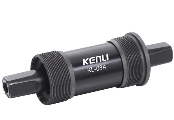 KENLI Cartridge BB - Steel Cup Tube - Steel Axle - BC 1.37x24T Thread - 68mm Shell - 119mm Axle
