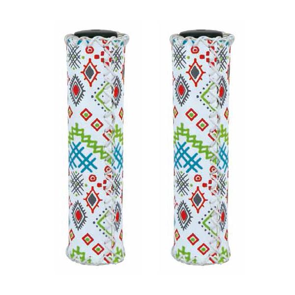KWT Cruiser Grips - 135mm - White Patterned