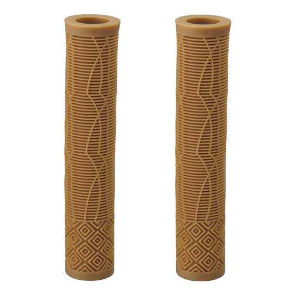 KWT Scooter Grips - 162mm - Brown