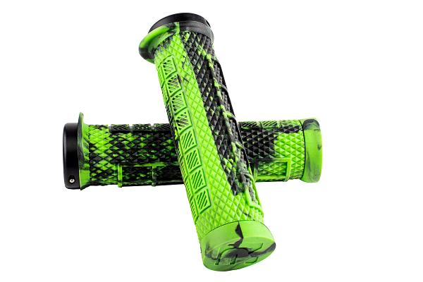 RYFE Grips - BOSSA - Single Lock On Pro Grip - Marble GREEN/BLACK