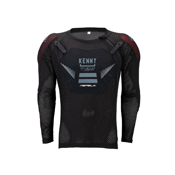 KENNY RACING Safety Jacket - Reflex - 2XL - Black