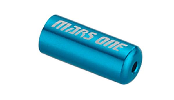 MARS ONE Alloy End Caps Ferrules- 4mm - Blue - 100Pc Bottle