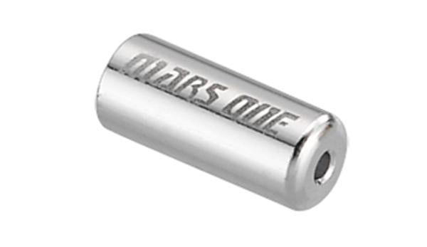 MARS ONE Alloy End Caps Ferrules - 4mm - Silver - 100Pc Bottle