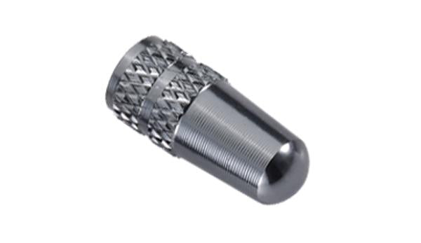 MARS ONE Presta Valve Cap - Pair - Grey