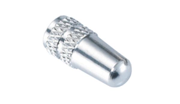 MARS ONE Presta Valve Cap - Pair - Silver