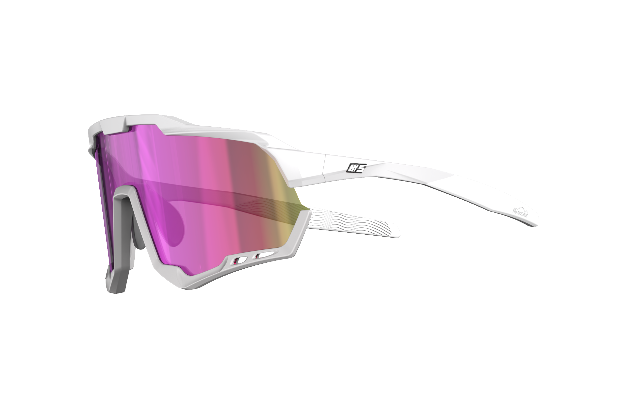 MAGICSHINE Cycling Glasses - Morpher Zeiss - White / Grey