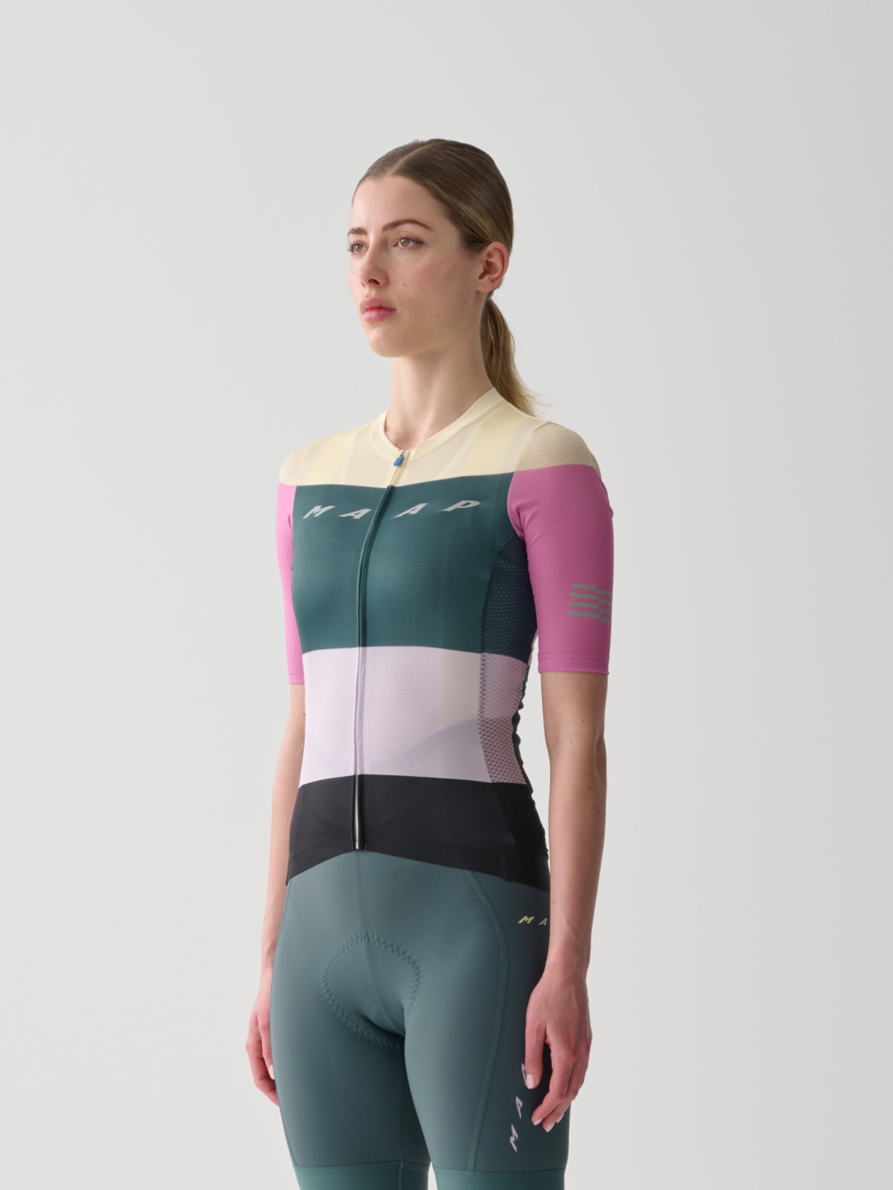 Maap Women's Level Pro Air Jersey 2.0 - Deep Teal Mix - S