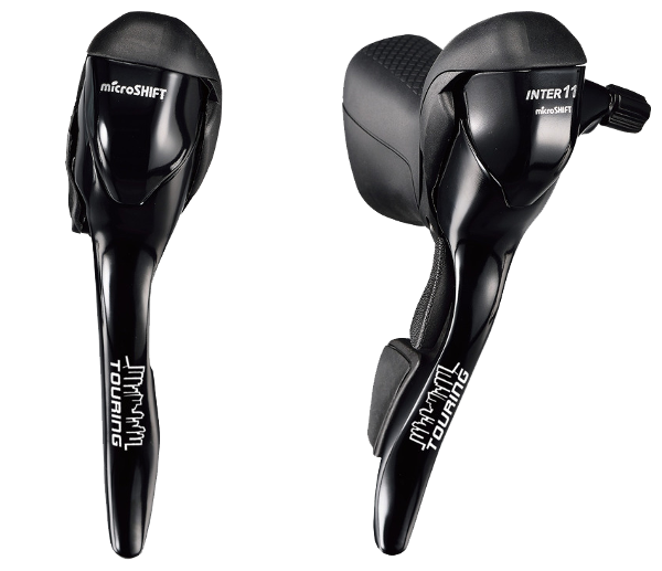 MICROSHIFT Drop Bar Shifter - City SBN110 - 1x11 Speed - Left Side Brake - Pair - ALFINE