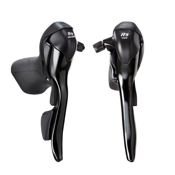 MICROSHIFT Drop Bar Shifter - R9 SB-R483 - 3x9 Speed Pair - (Shimano Road)