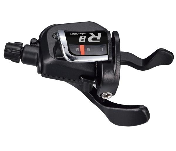 Microshift R8 Shifters MICROSHIFT Xpress Shifter - R8 SL-R758 - 1x8 Speed - Gear Indicator