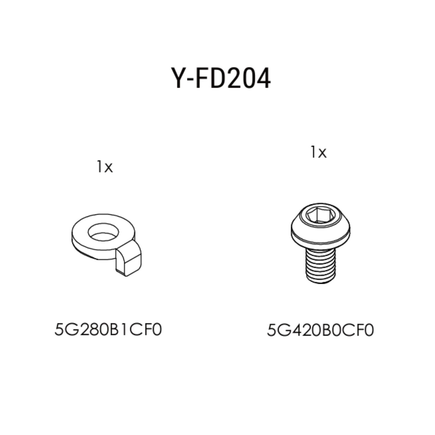 MICROSHIFT Cable Pinch Bolt Kit for Sword FD, RD, ADVENT X RD, ADVENT RD, Acolyte RD Y-FD204, Sword Front Derailleur Cable Pinch Bolt