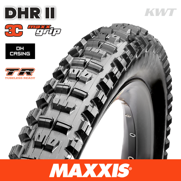MAXXIS Minion DHR II - 27.5 X 2.40 Folding 60TPIx2 DH 3C MaxxGrip TR