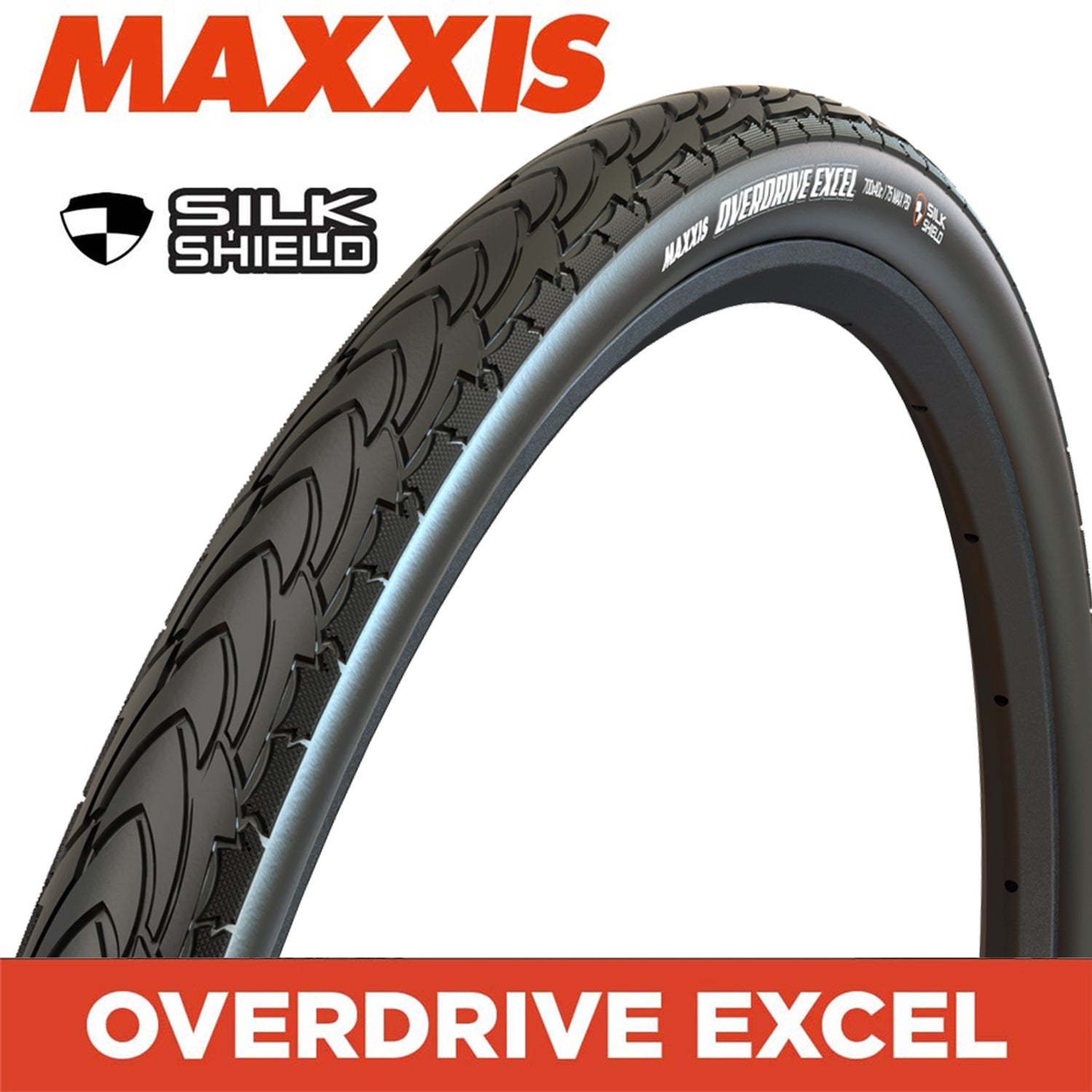 MAXXIS Overdrive EXCEL - 26 X 2.0 Wirebead 60TPI SilkShield