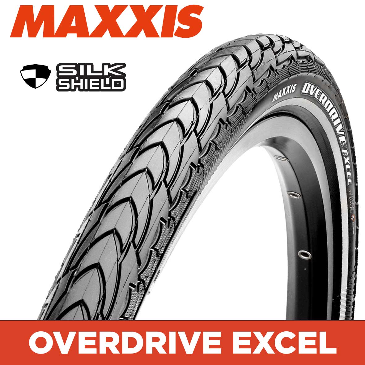 MAXXIS Overdrive EXCEL - 700 X 40 Wirebead 60TPI SilkShield