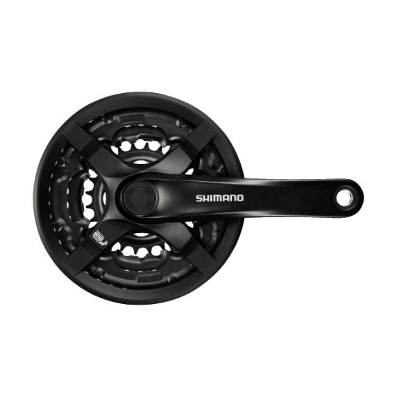 SHIMANO FC-TY501 FRONT CRANKSET 175MM 42-34-24 BLACK