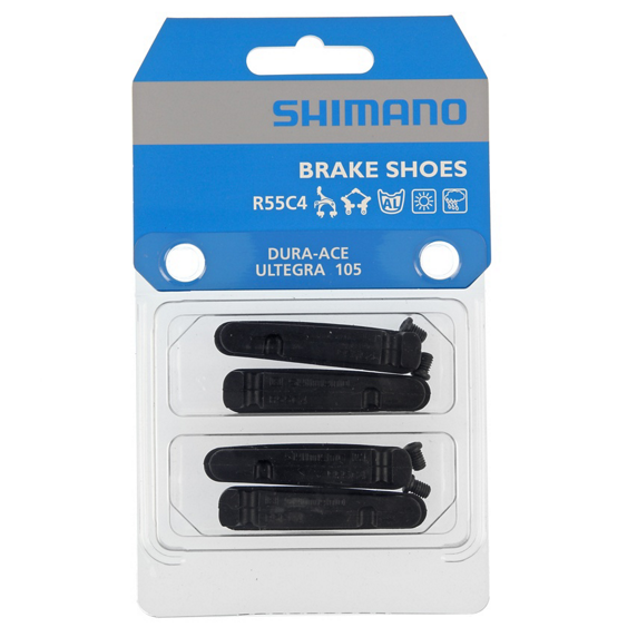 SHIMANO BR-9000 BRAKE PAD INSERTS R55C4 for ALLOY RIMS 2 PAIR