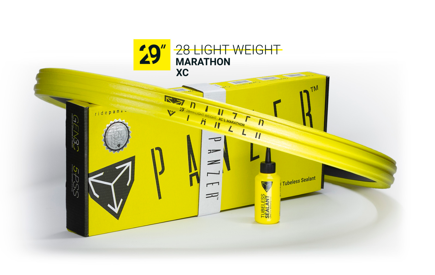PANZER Tyre Insert 29 -  XC Light - Rim Width 28mm - 30mm - tyres 2.2 - 2.4 inch