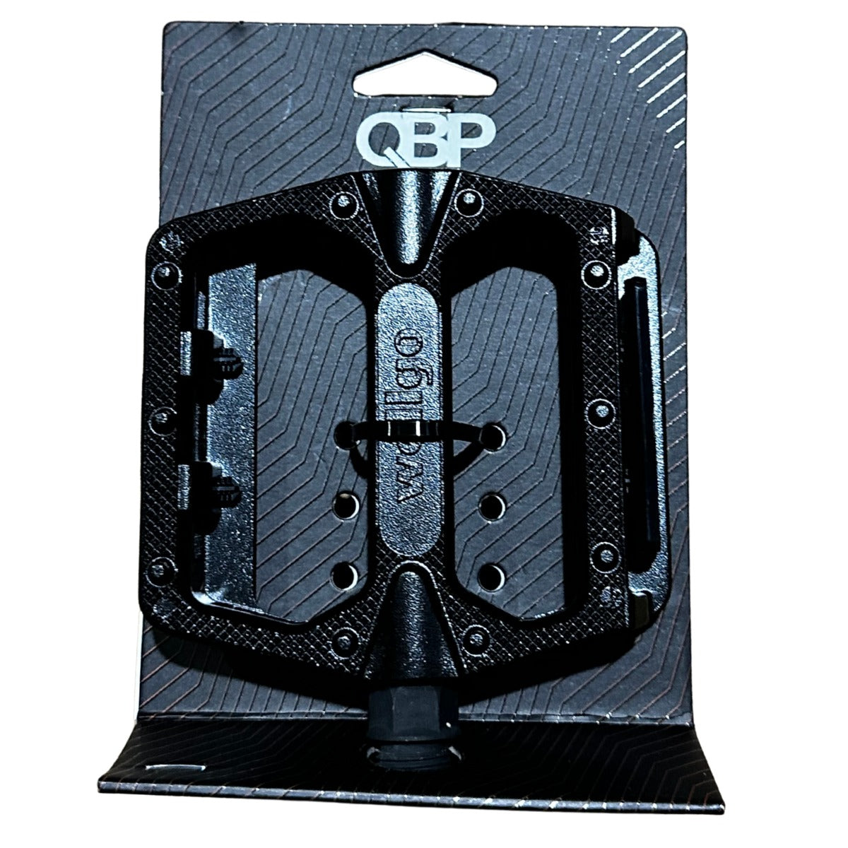 QBP Pedal - Alloy MTB Platform - DU Bushing 9/16 109x100x28mm - TW Black