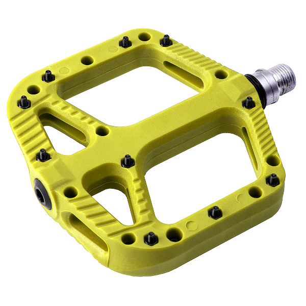RYFE Pedals - SASQUATCH - S/Bearing - Nylon Comp Body - WASABI Mustard