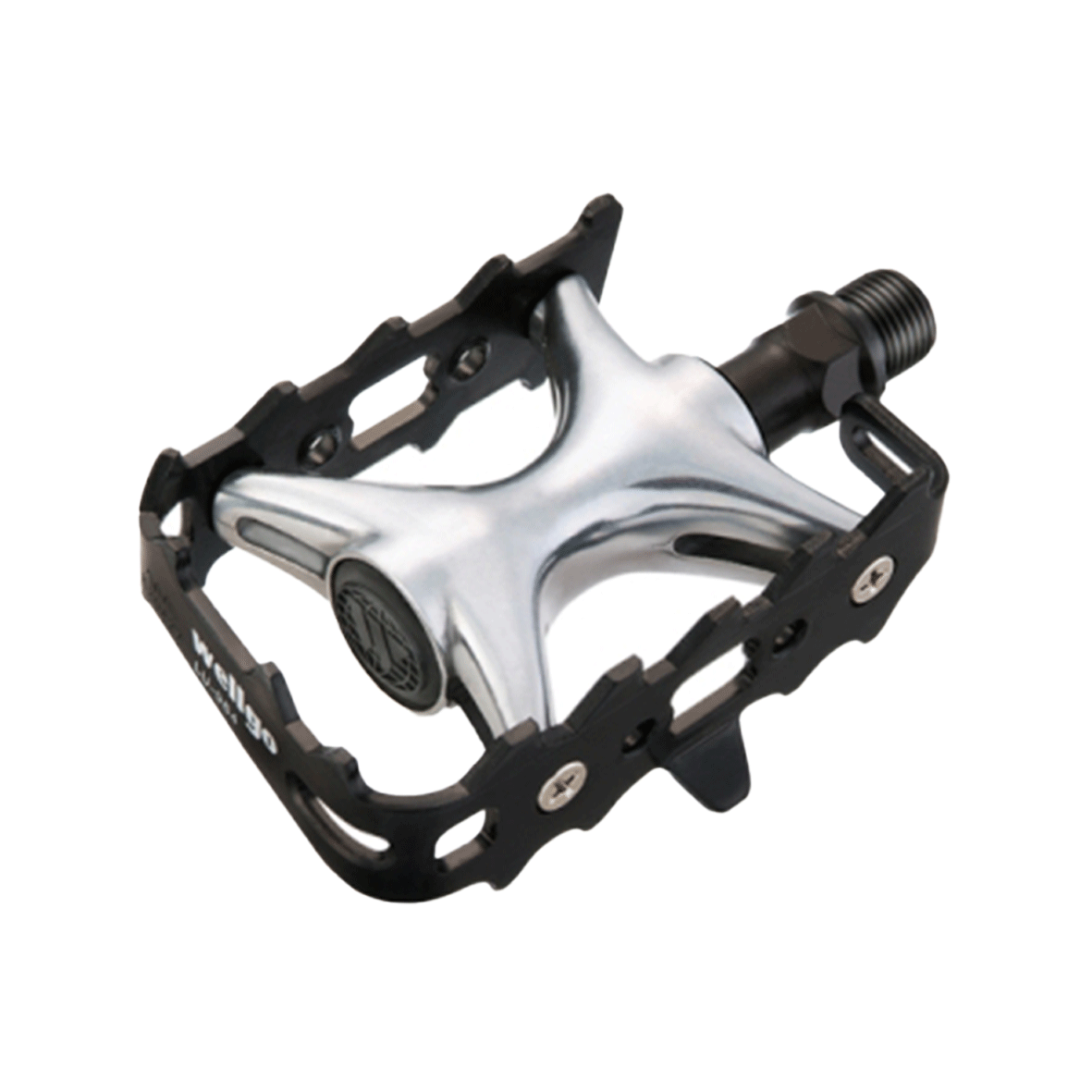 QBP Pedal Alloy Trek 9/16 Silver Du Bearing