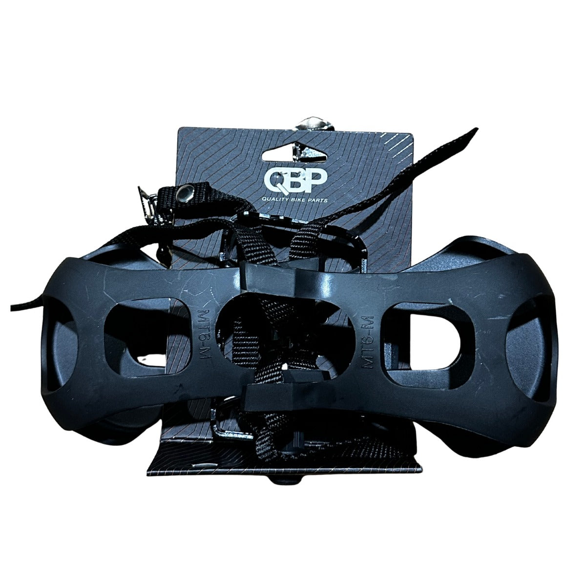 QBP Pedal Alloytrekking With Mt-6 Toe Clip And W-2 Strap - 9/16 - Silver/Black