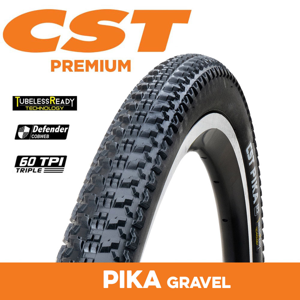 CST Tyre Pika Gravel C1894 - 700 x 45 - Folding EPS 60 TPI - Dual Compound - Tubeless Ready
