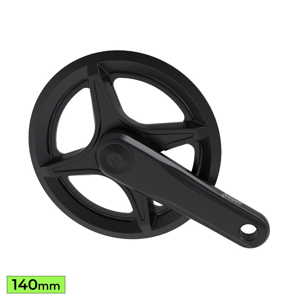 PROWHEEL Crankset - A10KPP Junior 1x Square Taper With Chain Guard - 140mm Length