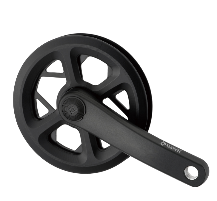 PROWHEEL Crankset - A10XPP Junior 1x Square Taper With Chain Guard - 152mm Length - 9/16 pedal thread