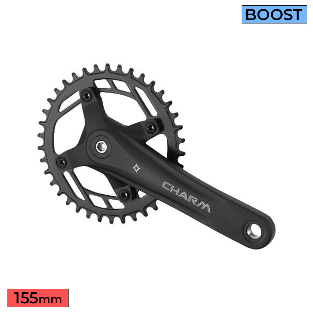 PROWHEEL JR Crankset - CHARM-FD04S - 155mm - Boost - 32T NW 10/11s - Square Taper