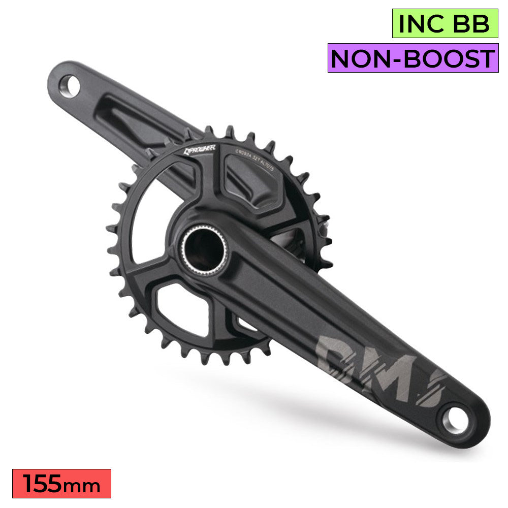 PROWHEEL JR Crankset - DMJ-CR093A - 155mm - Inc BSA 73mm BB - Non Boost - DM 2T NW 11/12s