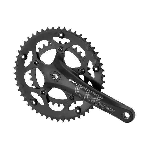 PROWHEEL ROAD Crankset - OUNCE-421C-N - 175mm Length - 50-34T 2x 8/9s - Square Taper 110.5mm