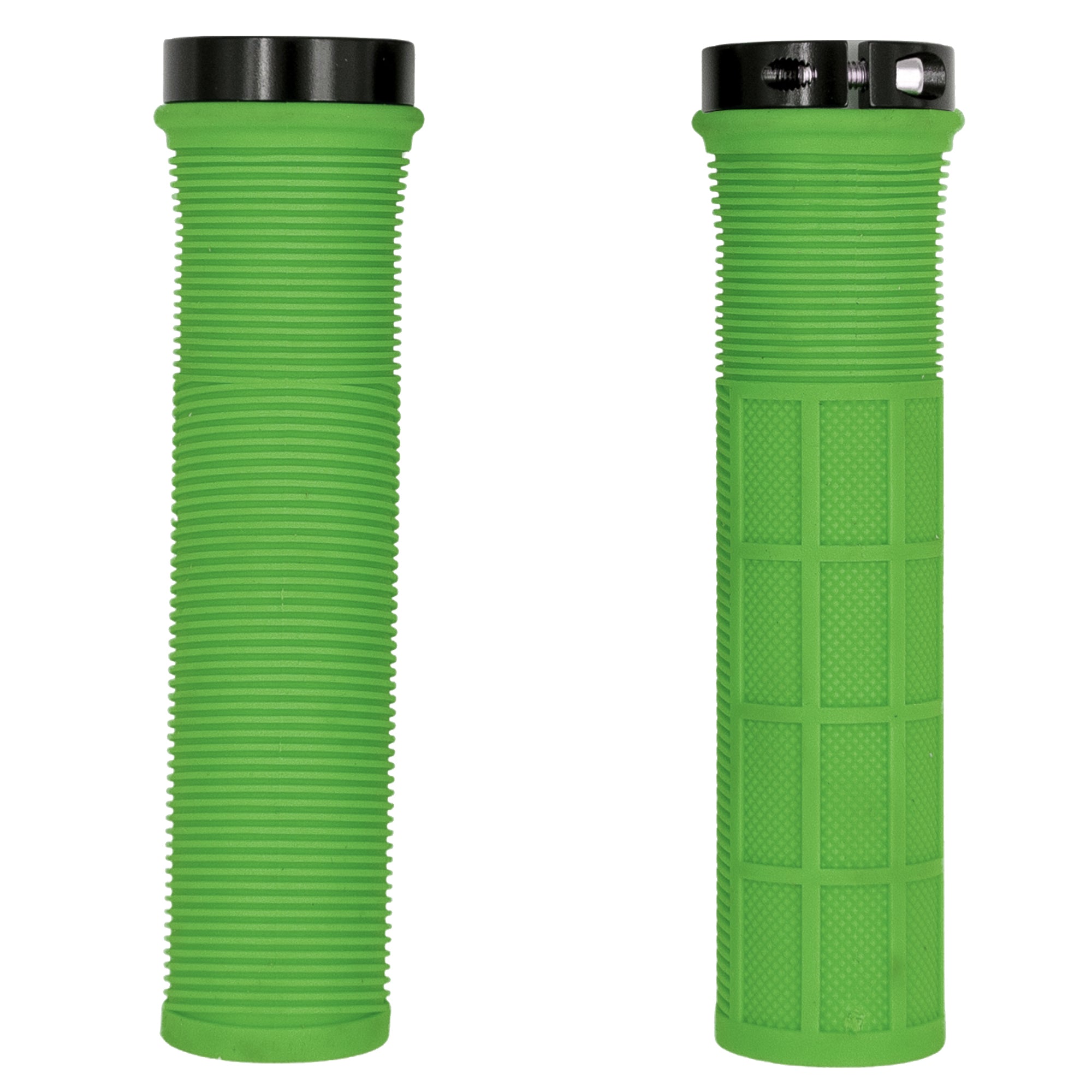 QBP Grip Mtb Lock On Single - 130mm - Lime