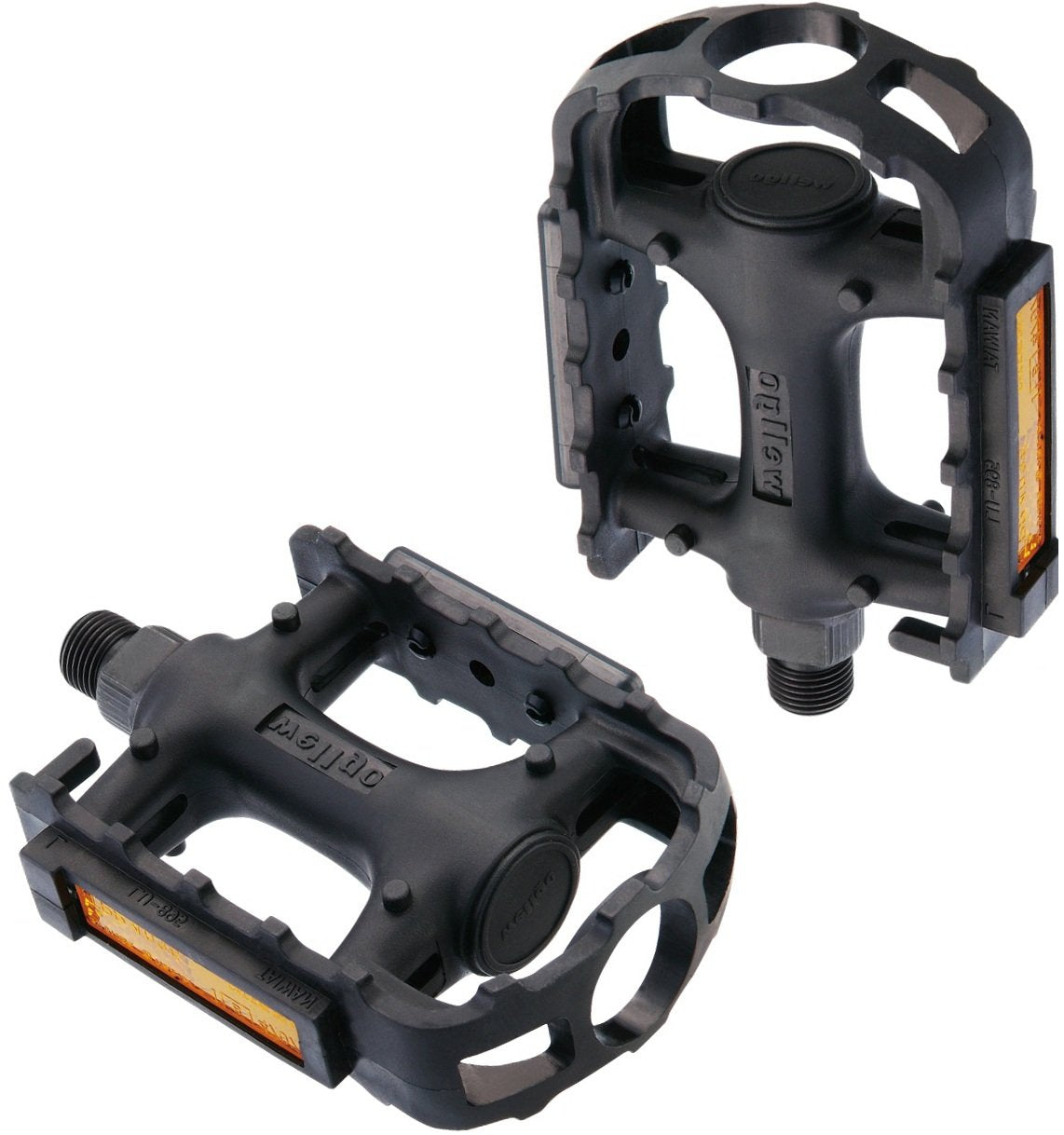 QBP Pedal - Plastic Mtb General Style - 9/16 - Black - Tw