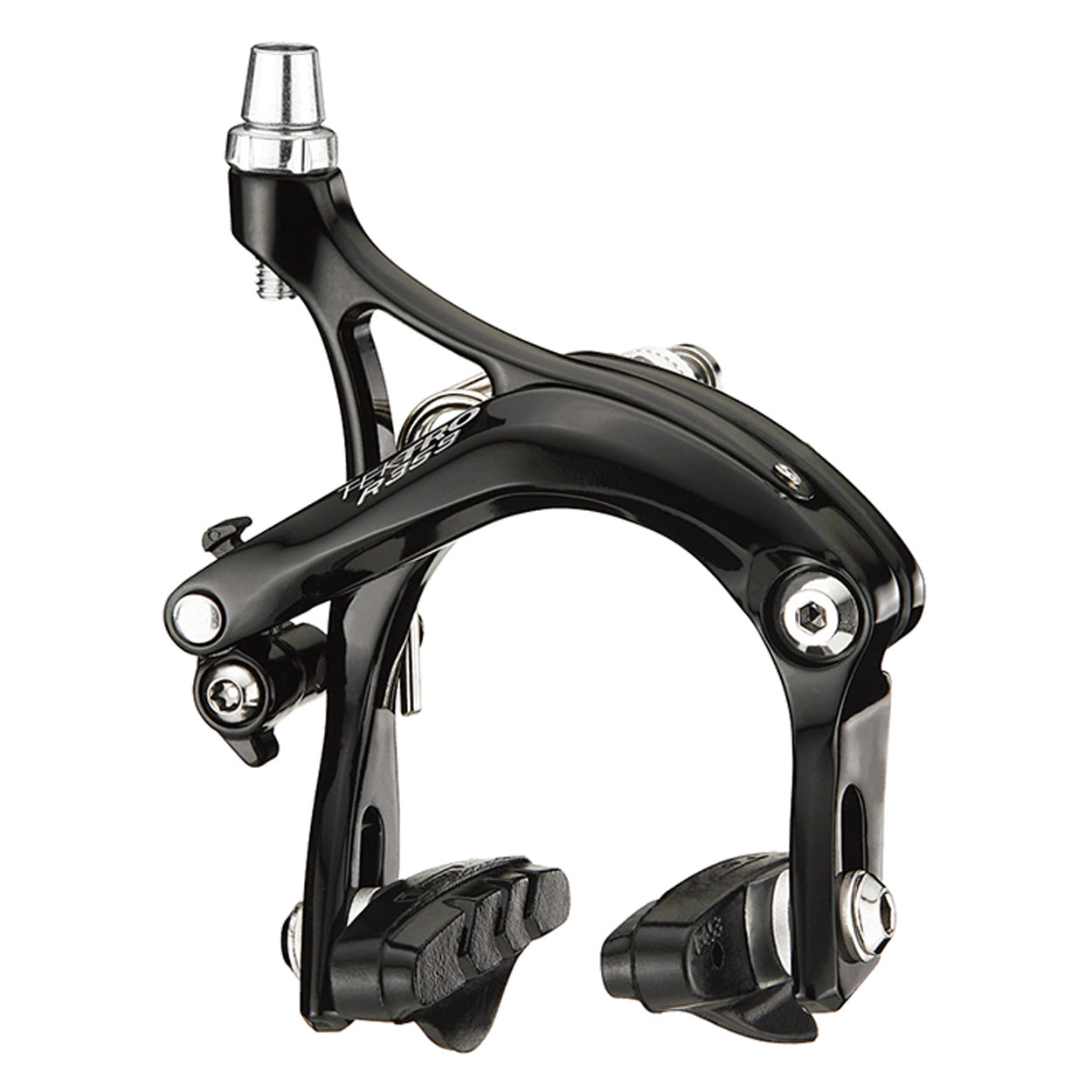 Tektro Road Rim Brake Rear QR Mech Dual Pivot 14mm - suits wheel width 28-35mm Size 47-59mm QBP OEM card packed P473 adjustable angle pads