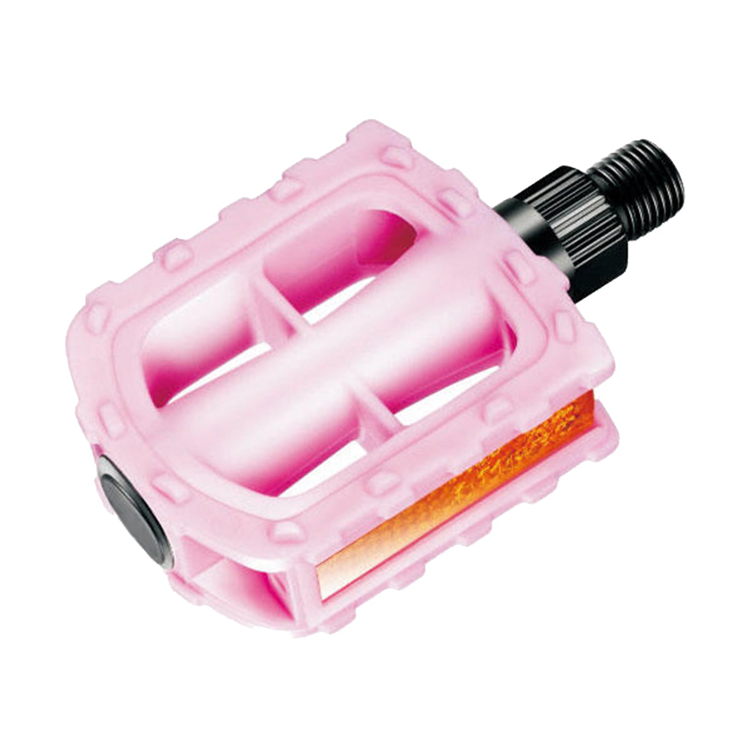 RASCAL Pedal Nylon Plastic 1/2 X 1/8 - DU Bearings - Pink