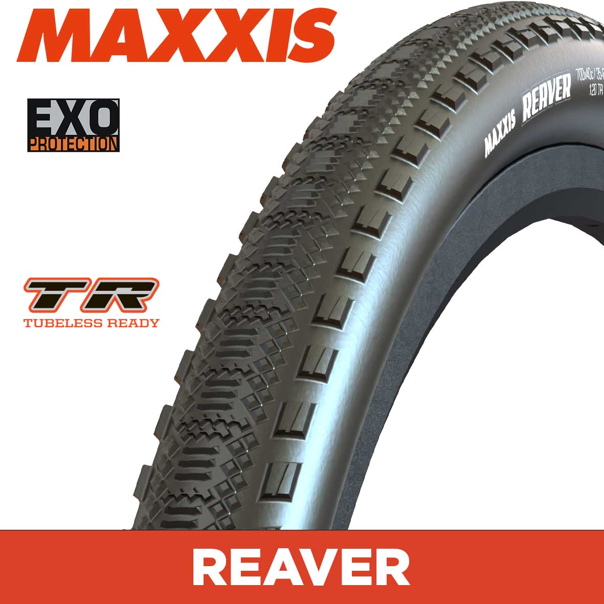 MAXXIS Reaver - 700 X 40 Folding 120TPI EXO TR
