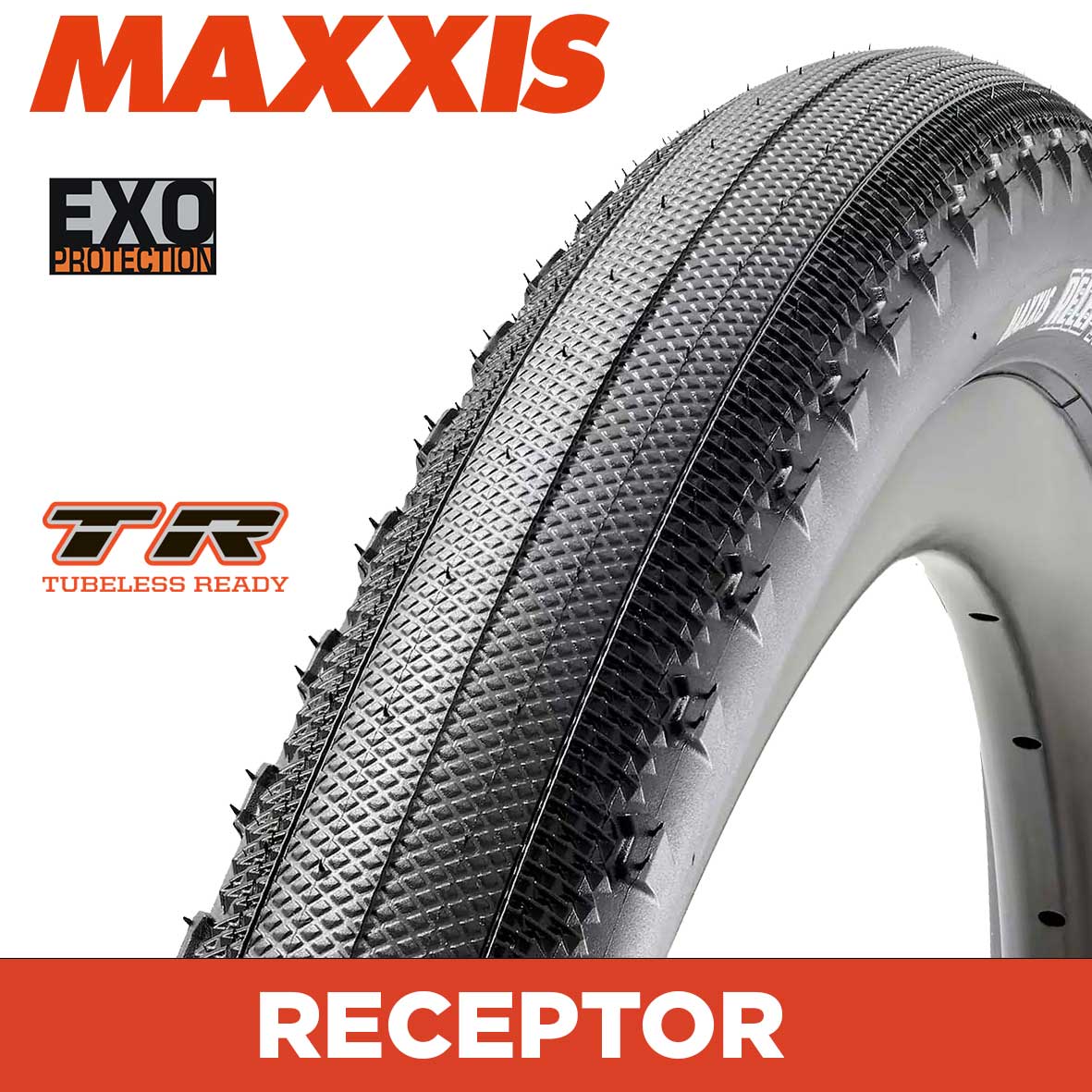 MAXXIS Receptor - 27.5 X 1.85 (650B X 47) Folding 120TPI EXO TR