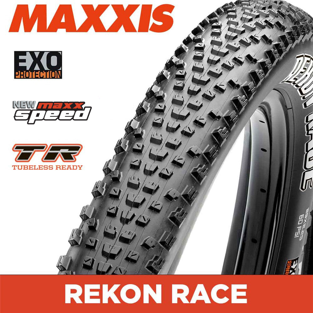 MAXXIS Rekon Race - 29 X 2.40 - Folding TR - EXO 120 TPI - MaxxSpeed XC - Black
