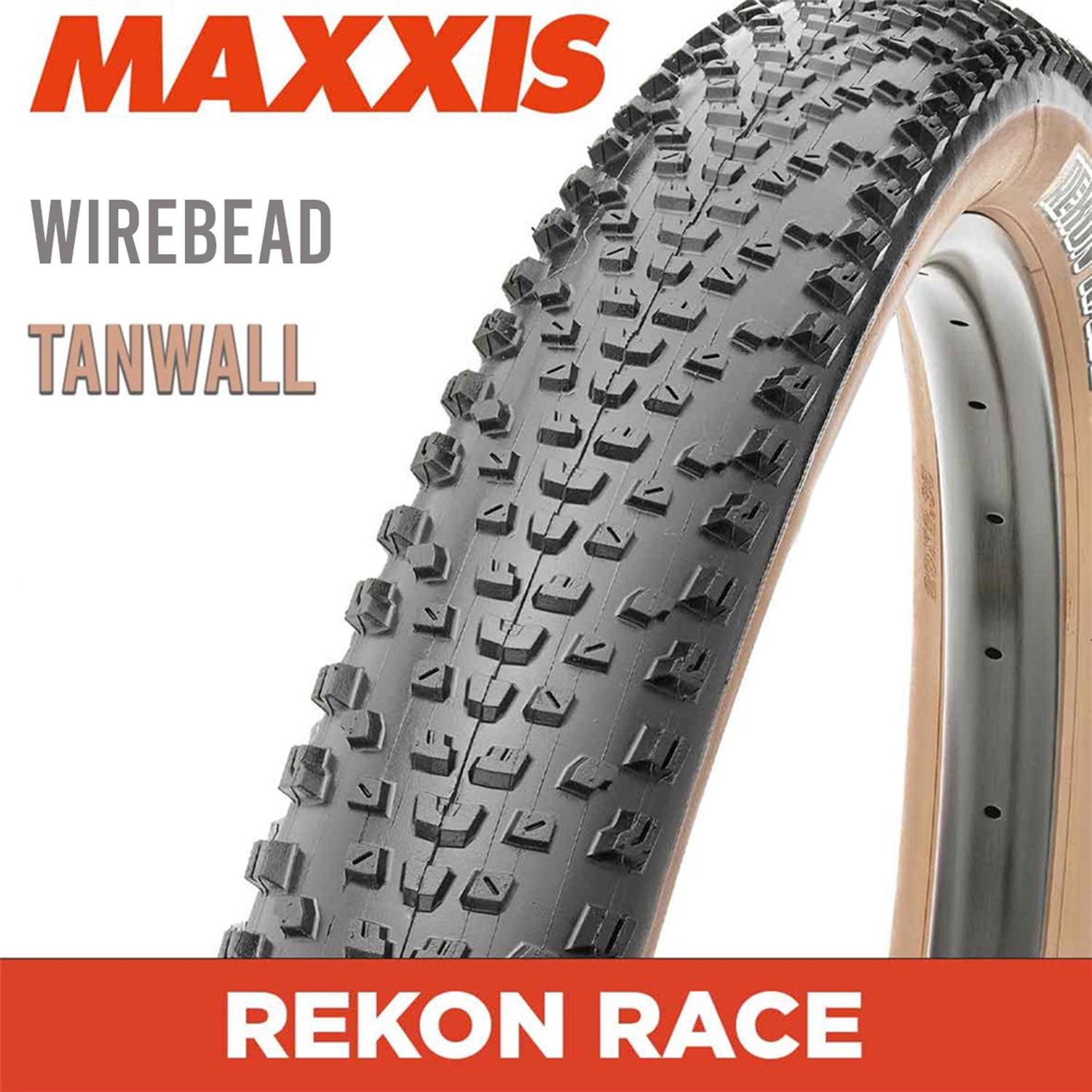 MAXXIS Rekon Race - 29 X 2.40 Wirebead 60TPI - Tanwall