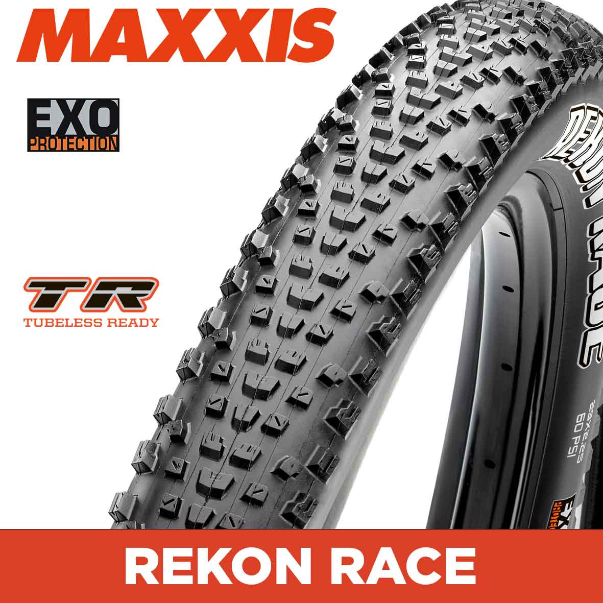 MAXXIS Rekon Race - 29 X 2.25 Folding 120TPI EXO TR