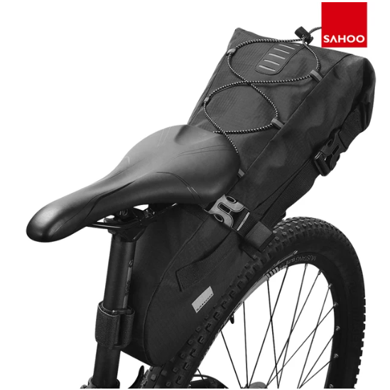 SAHOO 131385-  Waterproof Seatpost Saddle Bag 10L