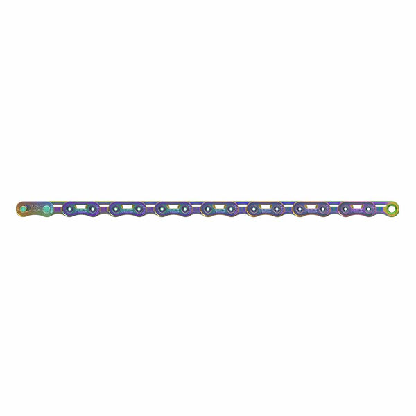 SRAM Chain Red E1 Flattop 114links Rainbow w/ PowerLock 12 Speed, view 1