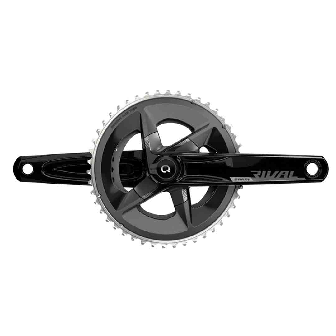 Rival D1 Quarq Road Power Meter DUB 170 48-35 Yaw (No BB)