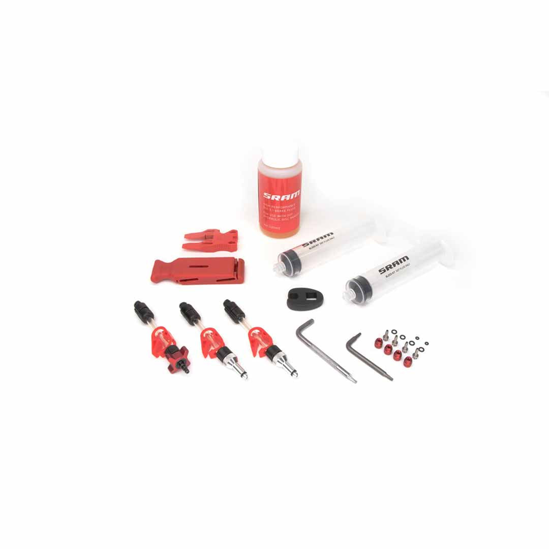 SRAM Standard DOT Brake Bleed Kit (2 syringes/fittings, bleed blo, view 1