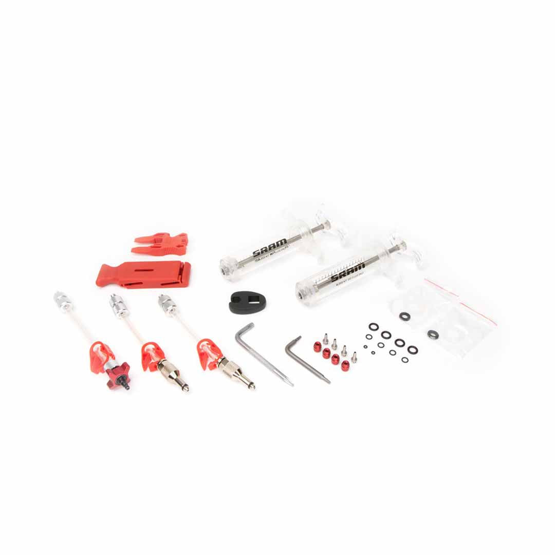 SRAM Pro No DOT Brake Bleed Kit (2 syringes/fittings, bleed bloc, view 1