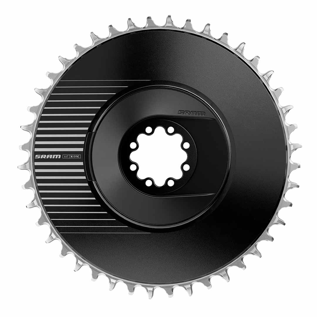 SRAM Chain Ring Road 44T DM X-Sync 6.5mm Offset Aero Red E1, view 1