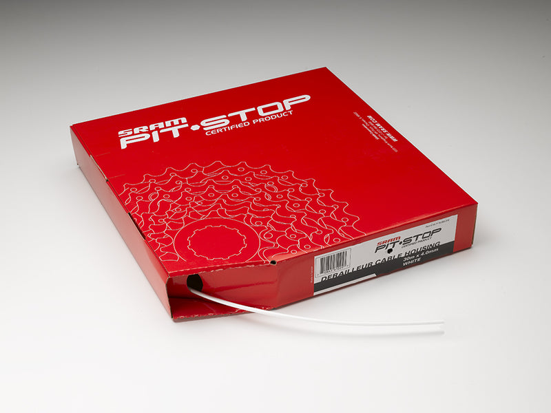 PitStop Gear Outer CABle 4mm Box White 30 Meters